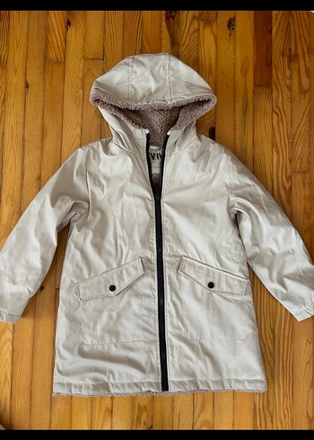 Zara.Kalın mont .Su geçirmez.içi polar - Görsel 10