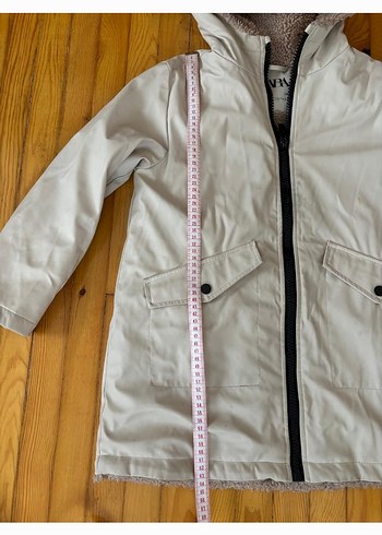 Zara.Kalın mont .Su geçirmez.içi polar - Görsel 8