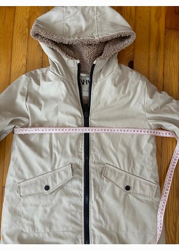 Zara.Kalın mont .Su geçirmez.içi polar - Görsel 7