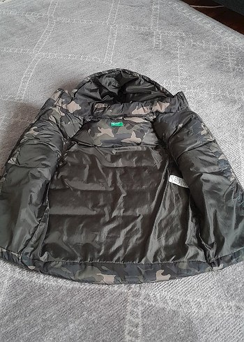 Benetton .Kamuflaj yelek. Tertemiz - Görsel 8