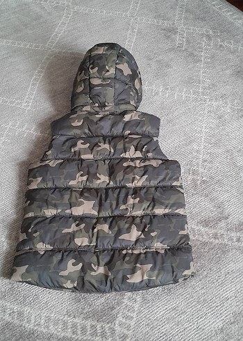 Benetton .Kamuflaj yelek. Tertemiz - Görsel 3