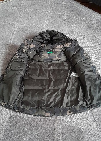 Benetton .Kamuflaj yelek. Tertemiz - Görsel 5