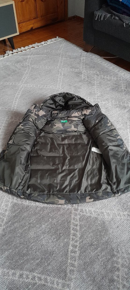 Benetton .Kamuflaj yelek. Tertemiz - Görsel 5
