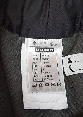 Decatlon. Wedze .Yeni hiç kullanılmadı. Kayak pantolunu. - Görsel 2