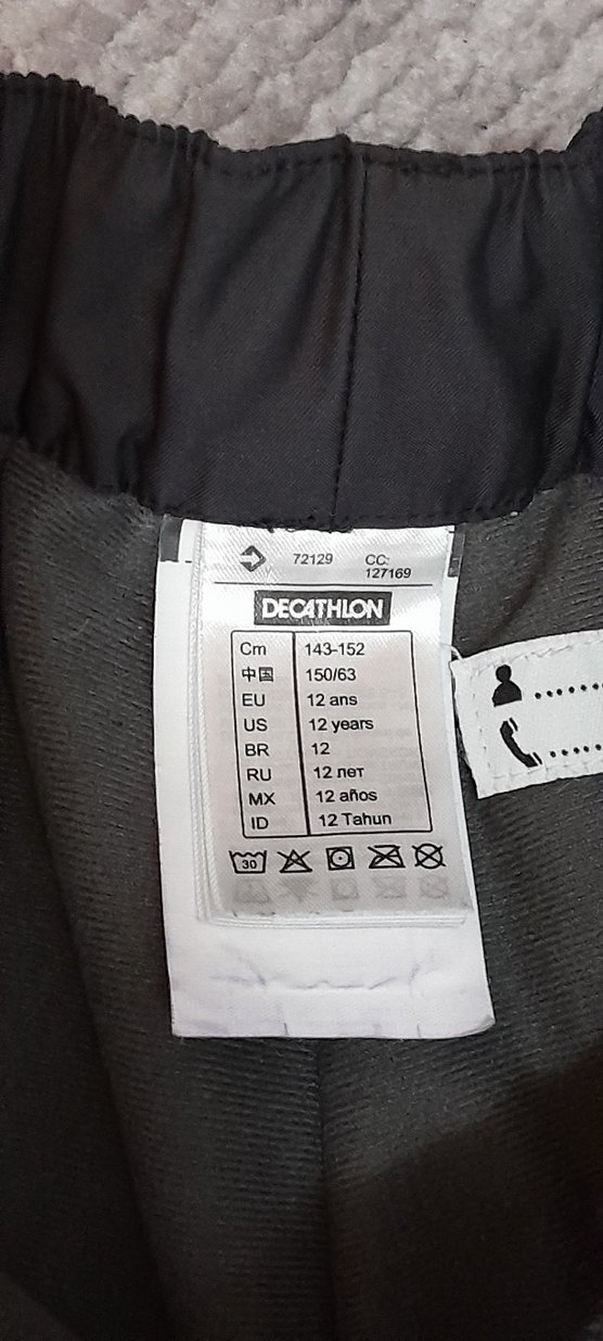 Decatlon. Wedze .Yeni hiç kullanılmadı. Kayak pantolunu. - Görsel 2