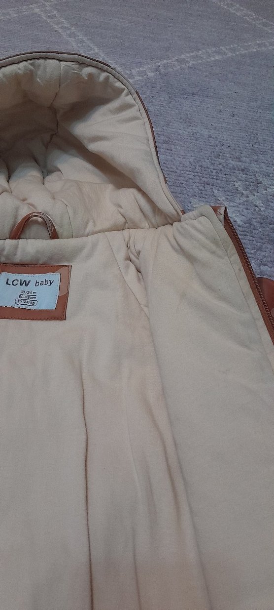 Yağmur soğuk geçirmez.Kalın sıcak tutuyor.1.5  2 yaş için. - Görsel 4