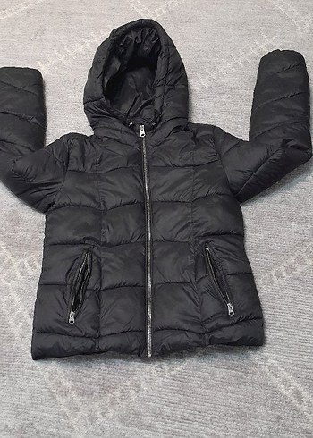 Tertemiz. Çok hafif mont .Koyu siyah - Görsel 4