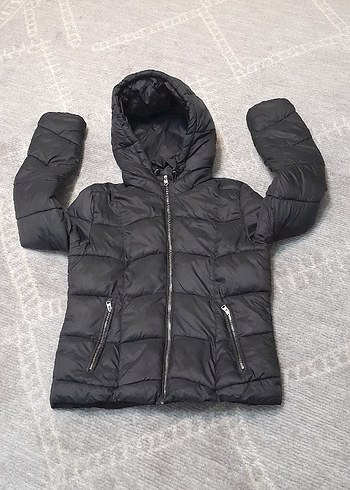 Tertemiz. Çok hafif mont .Koyu siyah - Görsel 7