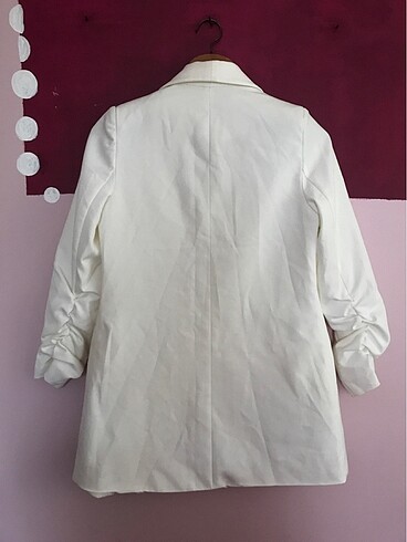 Bershka Blazer ceket beyaz