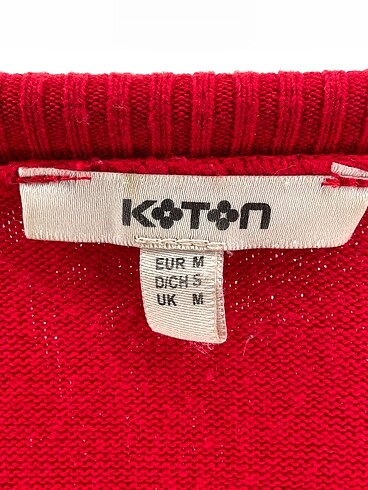 m Beden kırmızı Renk Koton Kazak / Triko %70 İndirimli.
