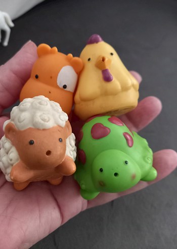 Renkli Hayvan Figürlü Oyuncak Seti - Görsel 3