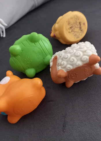 Renkli Hayvan Figürlü Oyuncak Seti - Görsel 5