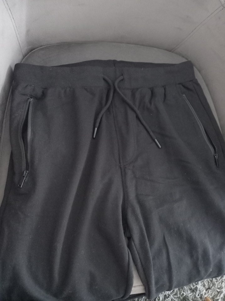 Erkek Siyah Fermuarlı Rahat Kesim Eşofman - Görsel 4