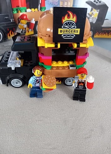 Beden Renk Lego hamburger arabası