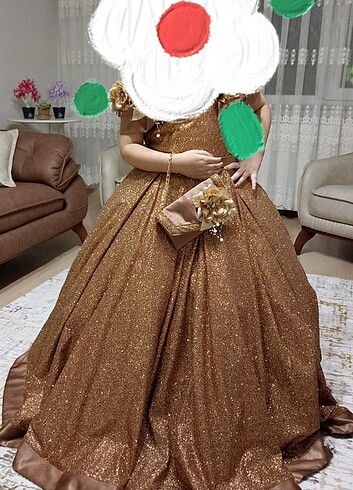 8 Yaş Beden Kız çocuk abiye kostüm elbise