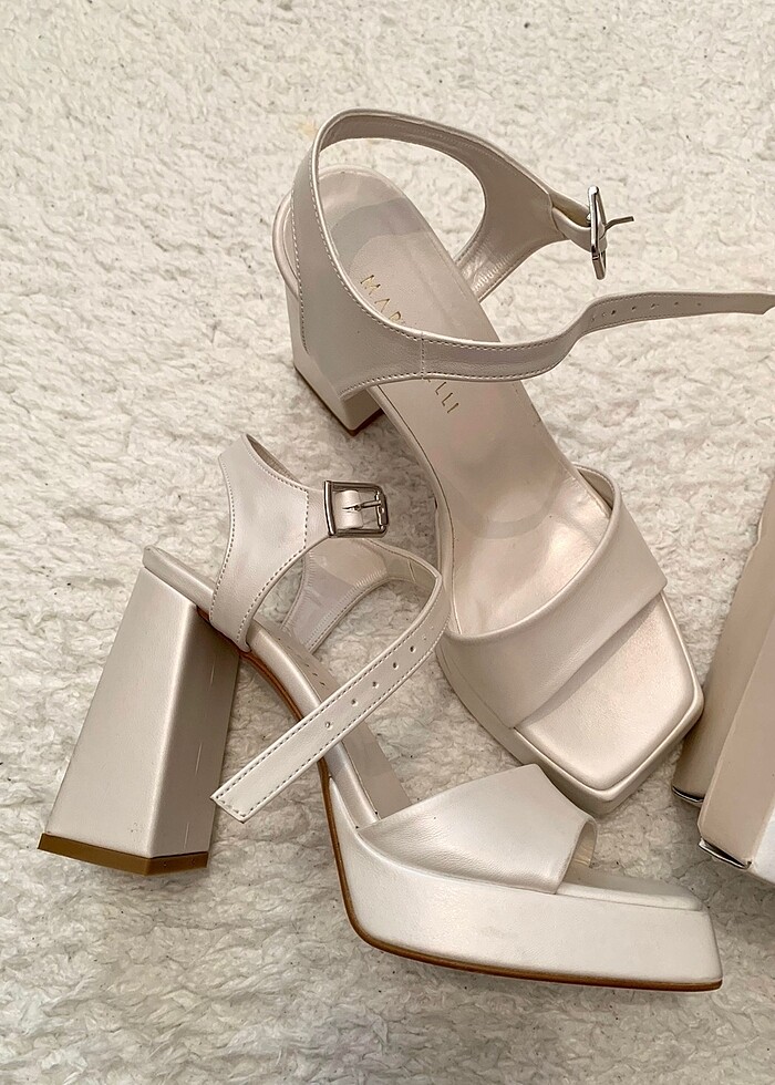 Marcatelli Gelin ayakkabısı platform topuklu - Görsel 2