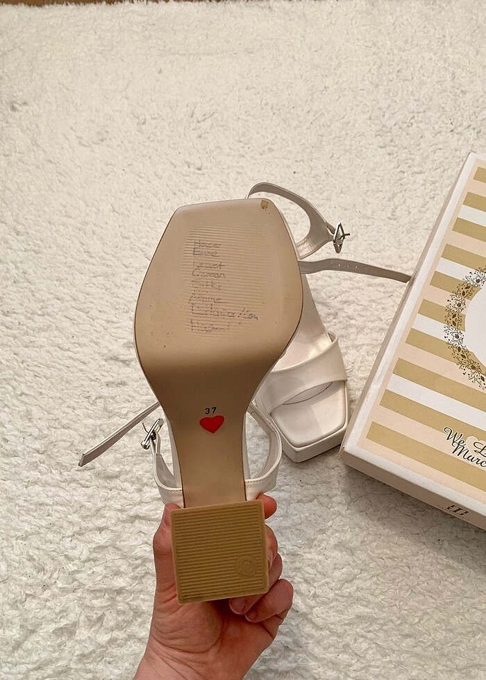 Marcatelli Gelin ayakkabısı platform topuklu - Görsel 4