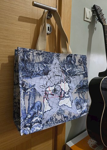 Dior Tote Plaj Hasır Çanta - Görsel 2