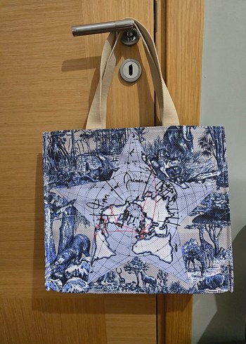 Dior Tote Plaj Hasır Çanta - Görsel 5