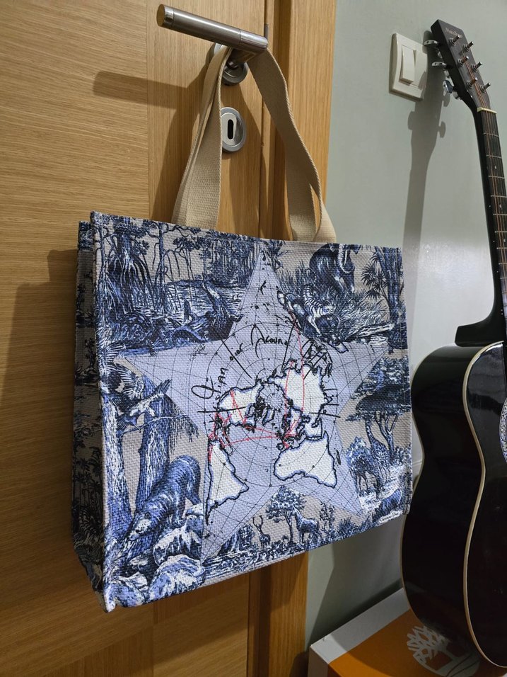 Dior Tote Plaj Hasır Çanta - Görsel 2