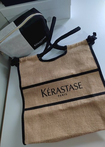 Kérastase Makyaj Çantası Hasır Çanta - Görsel 6