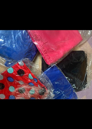 Çok Renkli kadın şalları - Görsel 2