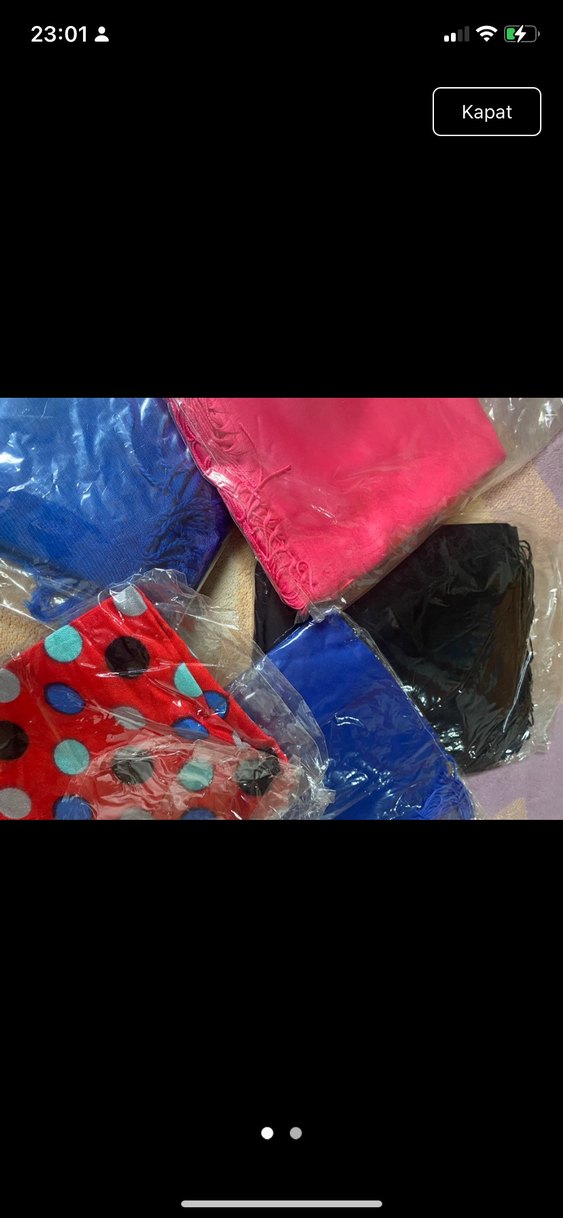 Çok Renkli kadın şalları - Görsel 2