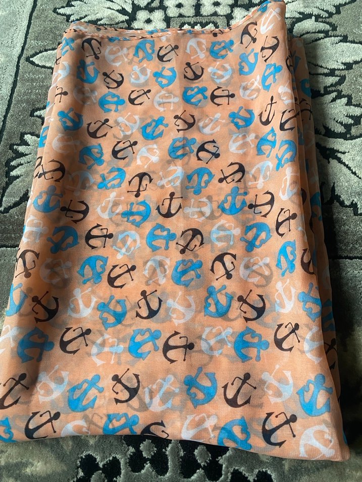 Renkli fular veya şal - Görsel 2