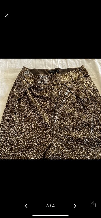 l Beden Mango pullu şalvar model pantolon