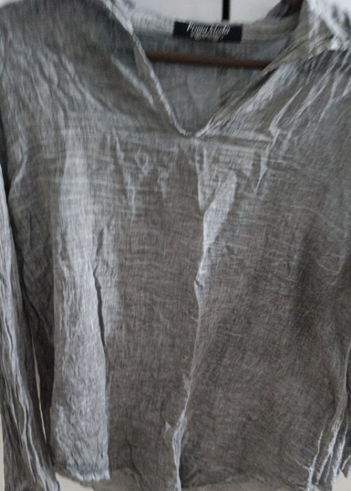 Keten bluz - Görsel 2