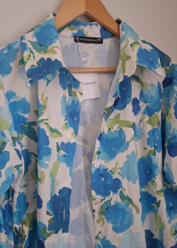 Gömlek çiçekli - Görsel 2