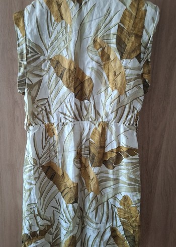 Bej Desenli Bohem Kadın Elbise - Görsel 6