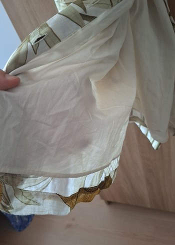 Bej Desenli Bohem Kadın Elbise - Görsel 8