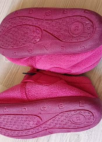 Kız Çocuk Pembe Polar Ev Terliği - Görsel 2