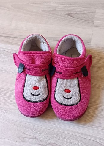 Kız Çocuk Pembe Polar Ev Terliği - Görsel 3