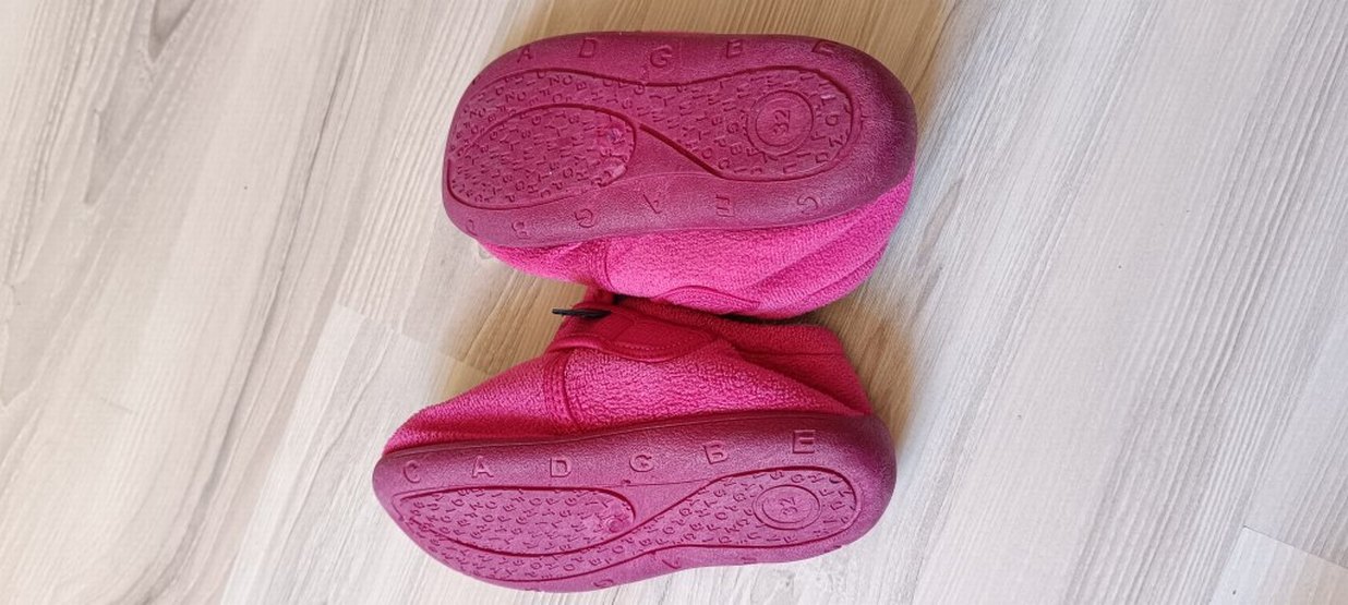 Kız Çocuk Pembe Polar Ev Terliği - Görsel 2