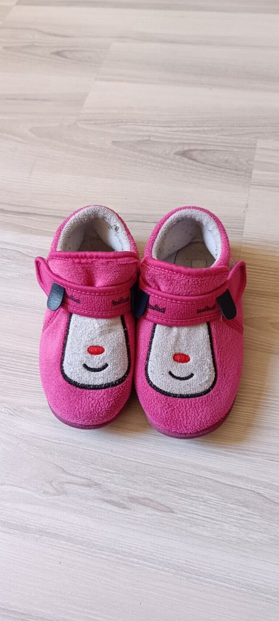 Kız Çocuk Pembe Polar Ev Terliği - Görsel 3