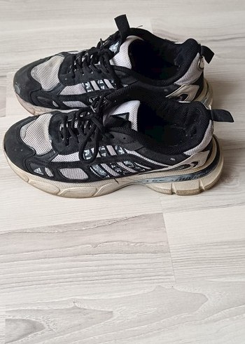 Gri  erkek Adidas Bağcıklı Spor Ayakkabı - Görsel 3