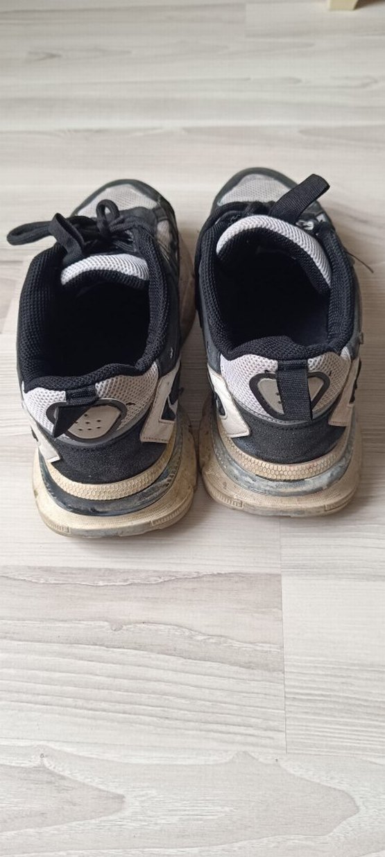 Gri  erkek Adidas Bağcıklı Spor Ayakkabı - Görsel 4