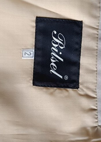 Bej Düğmeli  erkek Ceketi - Görsel 4