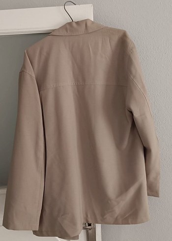 Bej Düğmeli  erkek Ceketi - Görsel 2