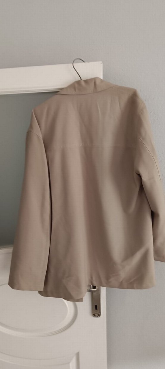 Bej Düğmeli  erkek Ceketi - Görsel 3