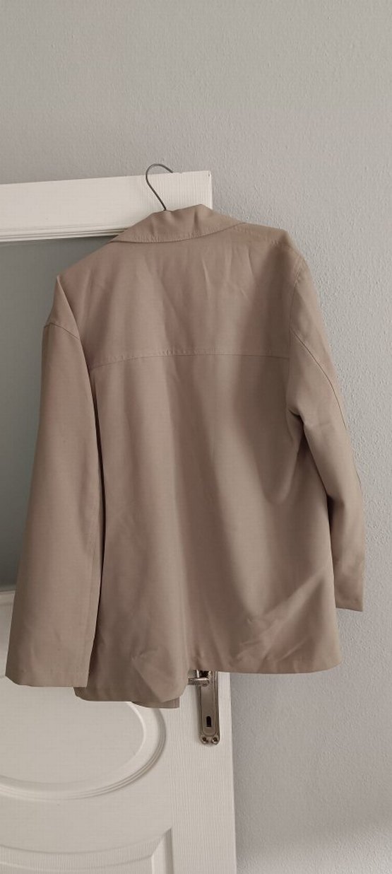 Bej Düğmeli  erkek Ceketi - Görsel 2