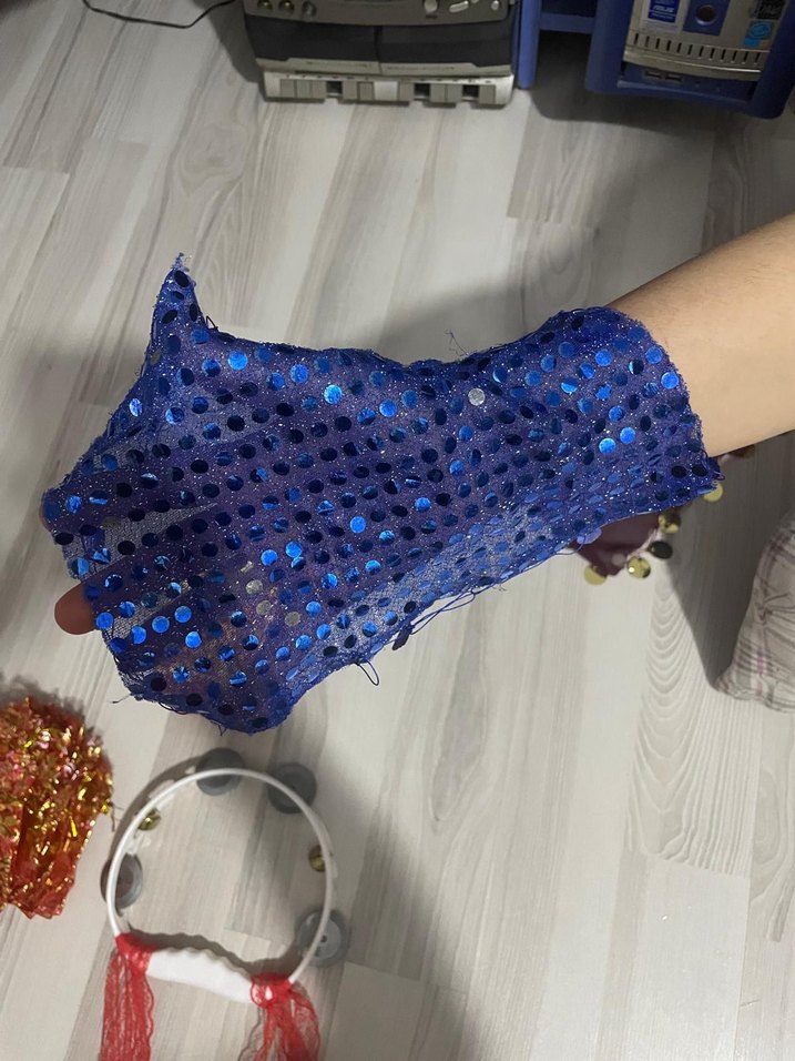 kına hediye paketi  halay mendili  ve zilli tef - Görsel 4