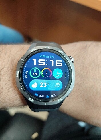 Huawei GT 5pro 46 mm siyah silikon 2 aylık 