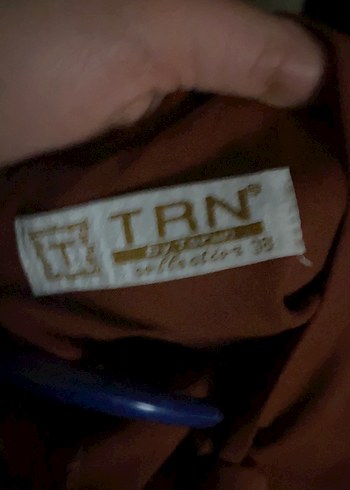 Kahverengi Uzun Drapeli Kadın Elbise - Görsel 7