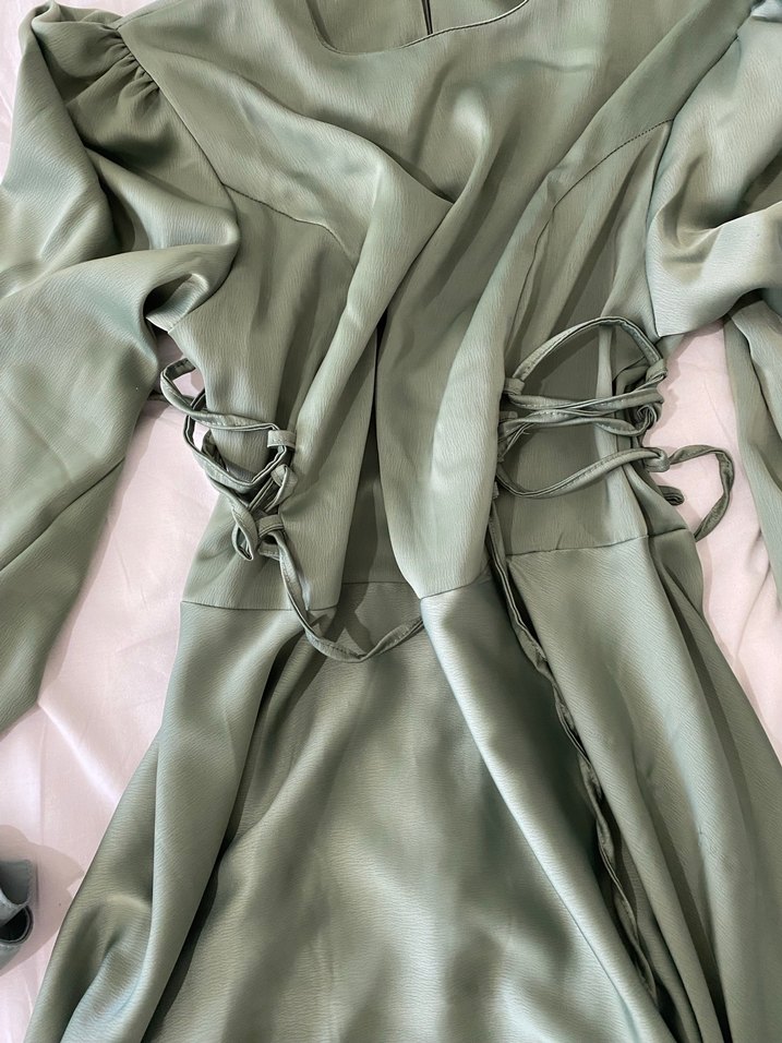 Tesettür elbise abiye - Görsel 3