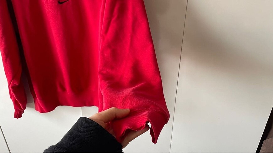 m Beden kırmızı Renk Vintage Nike Sweatshirt