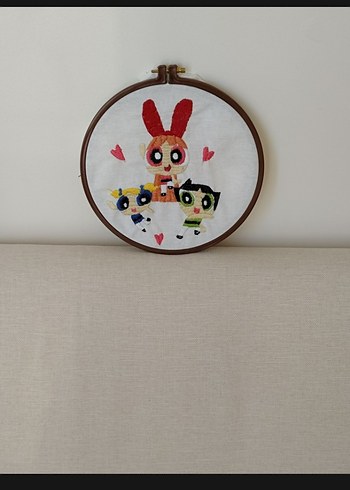  Powerpuff Girls Nakış Kasnak