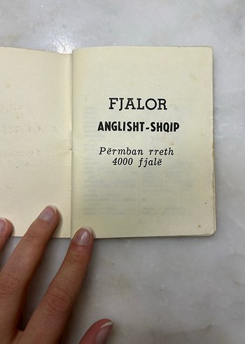 Fjalor İngilizce-Arnavutça Sözlük - Görsel 6
